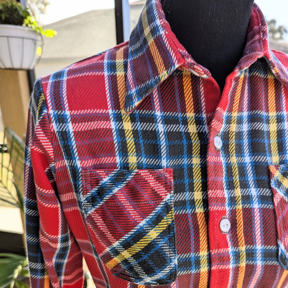 Vintage BIG MAC JCPenney Red Plaid Shirt